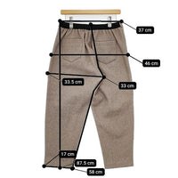 patterntorso ポリエステルウール イージー パンツ ベージュ レディース パターントルソ【中古】5-1004T∞
