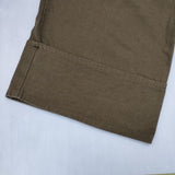 bulle de savon ロールアップ コットンナイロン ワイドイージー パンツ カーキ レディース ビュルデサボン【中古】5-1109G∞