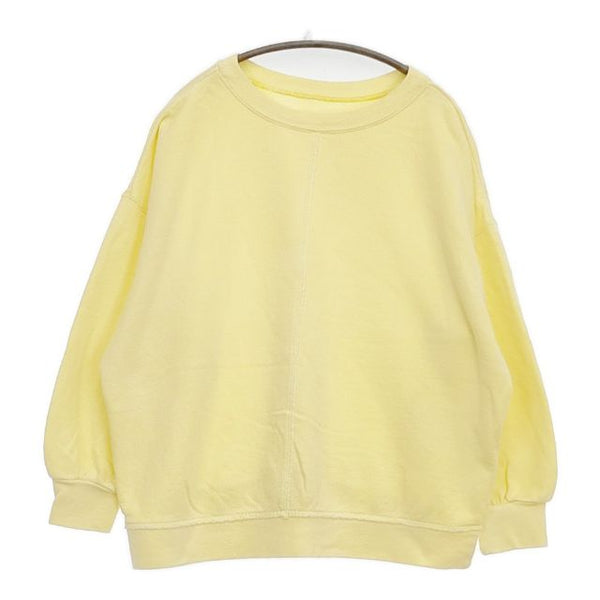 nest Robe/UpcycleLino 01231-1315 ピグメントダイスウェット 定価16500円 スウェット イエロー レディース ネストローブ/アップサイクルリノ【中古】5-1109M∞