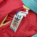 adidas リバーシブル ジャケット ブルゾン ライトブルー レッド レディース アディダス【中古】5-1109M∞