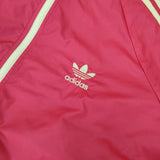 adidas リバーシブル ジャケット ブルゾン ライトブルー レッド レディース アディダス【中古】5-1109M∞