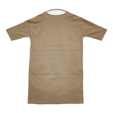 hobonichi + a IOHOP-13S86 コットンストレッチ ワンピース ベージュ レディース ほぼ日/エードット/大橋歩【中古】5-1109S∞