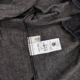 nest Robe 01233-1428 コットンリネンダンガリー袖フリルシャツ 定価26400円 長袖シャツ ネイビー レディース ネストローブ【中古】5-1214M∞