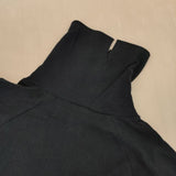 BIWACOTTON 3439744 タートルネック ラグランスリーブ サイズ1 長袖Ｔシャツ カットソー ロンＴ ネイビー レディース ビワコットン【中古】5-1109M∞