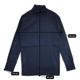 BIWACOTTON 3439744 タートルネック ラグランスリーブ サイズ1 長袖Ｔシャツ カットソー ロンＴ ネイビー レディース ビワコットン【中古】5-1109M∞