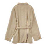 23区 ベルト付き シャツジャケット ポリエステル ジャケット ベージュ レディース 23区【中古】5-1004T∞