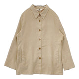 23区 ベルト付き シャツジャケット ポリエステル ジャケット ベージュ レディース 23区【中古】5-1004T∞
