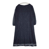 Apploberry アプロベリー 東京ソワール レース 結婚式 パーティ オケージョン ドレス ワンピース ネイビー レディース【中古】5-1109M∞