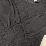 Apploberry アプロベリー 東京ソワール レース 結婚式 パーティ オケージョン ドレス ワンピース ネイビー レディース【中古】5-1109M∞