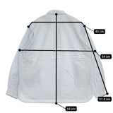 YAECA/ほぼ日 LDKWARE 021103 TSUKISHIRO プルオーバー 長袖シャツ ライトブルー レディース ヤエカ/ほぼ日【中古】5-1109M∞