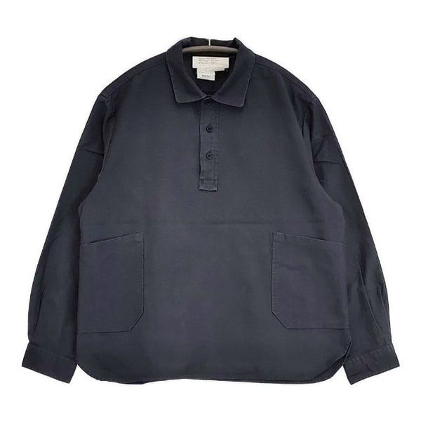 YAECA/ほぼ日 LDKWARE 18803 プルオーバー 長袖シャツ AOSUMI チャコールグレー レディース ヤエカ/ほぼ日【中古】5-1109M∞