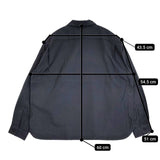 YAECA/ほぼ日 LDKWARE 18803 プルオーバー 長袖シャツ AOSUMI チャコールグレー レディース ヤエカ/ほぼ日【中古】5-1109M∞