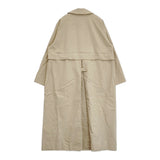 YAECA ステンカラーロングコート 60503 サイズM ステンカラーコート ベージュ レディース ヤエカ【中古】5-1018M♪