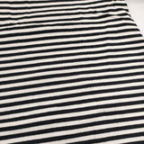 atelier naruse na-07037 サイズF ボーダー 半袖Ｔシャツ カットソー ホワイト ブラック レディース アトリエナルセ【中古】5-0806S♪