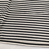 atelier naruse na-07037 サイズF ボーダー 半袖Ｔシャツ カットソー ホワイト ブラック レディース アトリエナルセ【中古】5-0806S♪