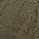 fog linen work ノースリーブ リネン ワンピース カーキ レディース フォグリネンワーク【中古】5-0806S♪