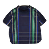 BEAMS BOY ボーイビッグタータンプルオーバー 定価11880円 ブラウス シャツ 24SS ネイビー レディース ビームスボーイ【中古】5-0731S♪