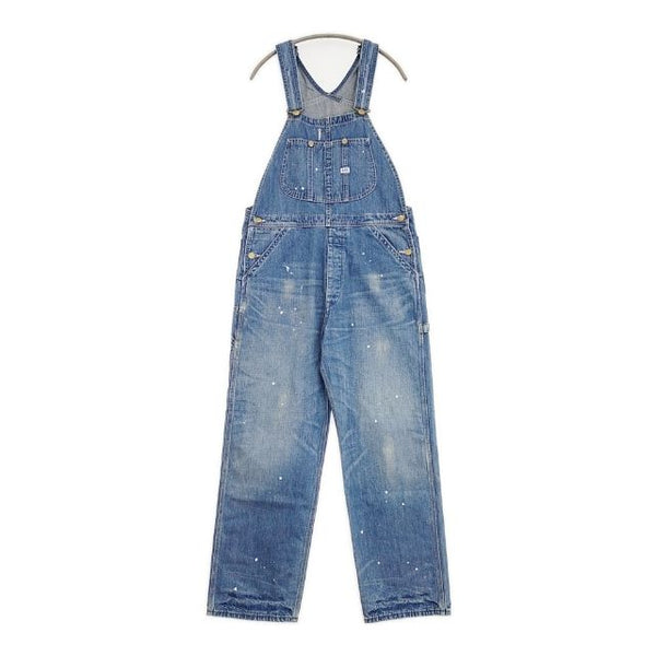 Lee LM7245 ペイント加工 デニムサロペット オーバーオール ブルー レディース リー【中古】5-1109M∞