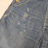 Lee LM7245 ペイント加工 デニムサロペット オーバーオール ブルー レディース リー【中古】5-1109M∞