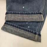 Lee LM7245 ペイント加工 デニムサロペット オーバーオール ブルー レディース リー【中古】5-1109M∞