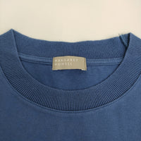 MARGARET HOWELL TOUGH COTTON JERSEY 2 578-2168001 定価17600円 半袖Ｔシャツ 22SS ブルー レディース マーガレットハウエル【中古】5-0806S♪