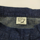 or Slow ラップスカート 巻きスカート マキシ 定価20790円 デニム ロングスカート ネイビー レディース オアスロウ【中古】5-1018G♪