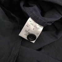 MHL. SANDED COTTON LINEN OP 595-3157501 サイズ2 バンドカラーシャツ ワンピース 23SS ネイビー レディース エムエイチエル【中古】5-0806S♪