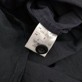 MHL. SANDED COTTON LINEN OP 595-3157501 サイズ2 バンドカラーシャツ ワンピース 23SS ネイビー レディース エムエイチエル【中古】5-0806S♪