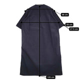 MHL. SANDED COTTON LINEN OP 595-3157501 サイズ2 バンドカラーシャツ ワンピース 23SS ネイビー レディース エムエイチエル【中古】5-0806S♪