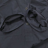MHL. SANDED COTTON LINEN OP 595-3157501 サイズ2 バンドカラーシャツ ワンピース 23SS ネイビー レディース エムエイチエル【中古】5-0806S♪