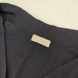 MARGARET HOWELL 578-2264001 STAPLE COTTON コットンニット カーディガン 22AW ネイビー レディース マーガレットハウエル【中古】5-1109M∞