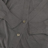 MARGARET HOWELL 578-2264001 STAPLE COTTON コットンニット カーディガン 22AW ネイビー レディース マーガレットハウエル【中古】5-1109M∞