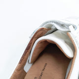 REPRODUCTION OF FOUND ジャーマントレーナー レザー ベルクロ 39 スニーカー ホワイト レディース リプロダクションオブファウンド【中古】5-1127G◎