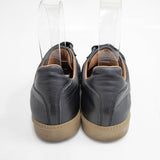 REPRODUCTION OF FOUND ジャーマントレーナー レザー ベルクロ 39 スニーカー ブラック レディース リプロダクションオブファウンド【中古】5-1127G◎