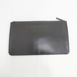 ISSEY MIYAKE レザー クラッチバッグ ブラック レディース イッセイミヤケ【中古】5-0819G◎