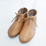 opposite of vulgarity 新品 マイクロファイバーレザーフラットシューズ 24cm シューズ・靴 ベージュ レディース オポジットオブブルガリティー【中古】5-1217G◎