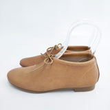 opposite of vulgarity 新品 マイクロファイバーレザーフラットシューズ 24cm シューズ・靴 ベージュ レディース オポジットオブブルガリティー【中古】5-1217G◎