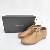 opposite of vulgarity 新品 マイクロファイバーレザーフラットシューズ 24cm シューズ・靴 ベージュ レディース オポジットオブブルガリティー【中古】5-1217G◎