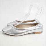 mio notis サイズM フラットシューズ パンプス シルバー レディース ミオノティス【中古】5-1127G◎