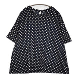 prit ドット 半袖Ｔシャツ カットソー ネイビー ホワイト レディース プリット【中古】5-0806S♪