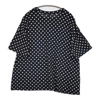 prit ドット 半袖Ｔシャツ カットソー ネイビー ホワイト レディース プリット【中古】5-0806S♪