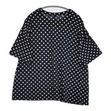 prit ドット 半袖Ｔシャツ カットソー ネイビー ホワイト レディース プリット【中古】5-0806S♪