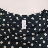 prit ドット 半袖Ｔシャツ カットソー ネイビー ホワイト レディース プリット【中古】5-0806S♪