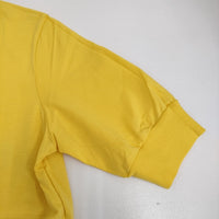 Odour オウダー スペインピマハイネックプルオーバー OD-CT3124 半袖Ｔシャツ カットソー イエロー レディース【中古】5-0806S♪