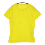 ARMEN サイズ1 無地 クルーネック フランス製 半袖Ｔシャツ カットソー イエロー レディース アーメン【中古】5-0806S♪