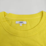 ARMEN サイズ1 無地 クルーネック フランス製 半袖Ｔシャツ カットソー イエロー レディース アーメン【中古】5-0806S♪