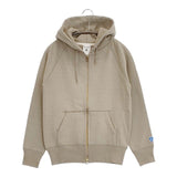 ORCIVAL RC-9007 フレンチテリー ダブルジップ コットン パーカー ベージュ レディース オーシバル/オーチバル【中古】5-1109M∞