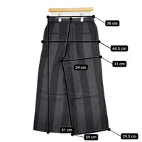 GALERIE VIE リネンキュプラコンパクト ワイドクロップドパンツ 定価31900円 パンツ 23SS ブラック グレー レディース ギャルリーヴィー【中古】5-0824M∞