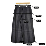 GALERIE VIE リネンキュプラコンパクト ワイドクロップドパンツ 定価31900円 パンツ 23SS ブラック グレー レディース ギャルリーヴィー【中古】5-0824M∞