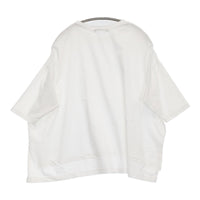 mizuiro-ind ワイドシルエット ドロップショルダー Ｔシャツ カットソー ホワイト レディース ミズイロインド【中古】5-0806S♪